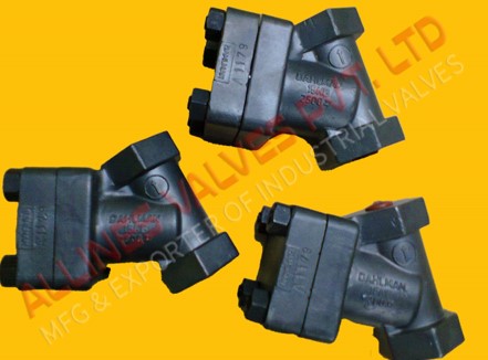 PTFE LINED Y-GLOBE VALVE